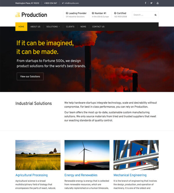 100 Plus WordPress Template